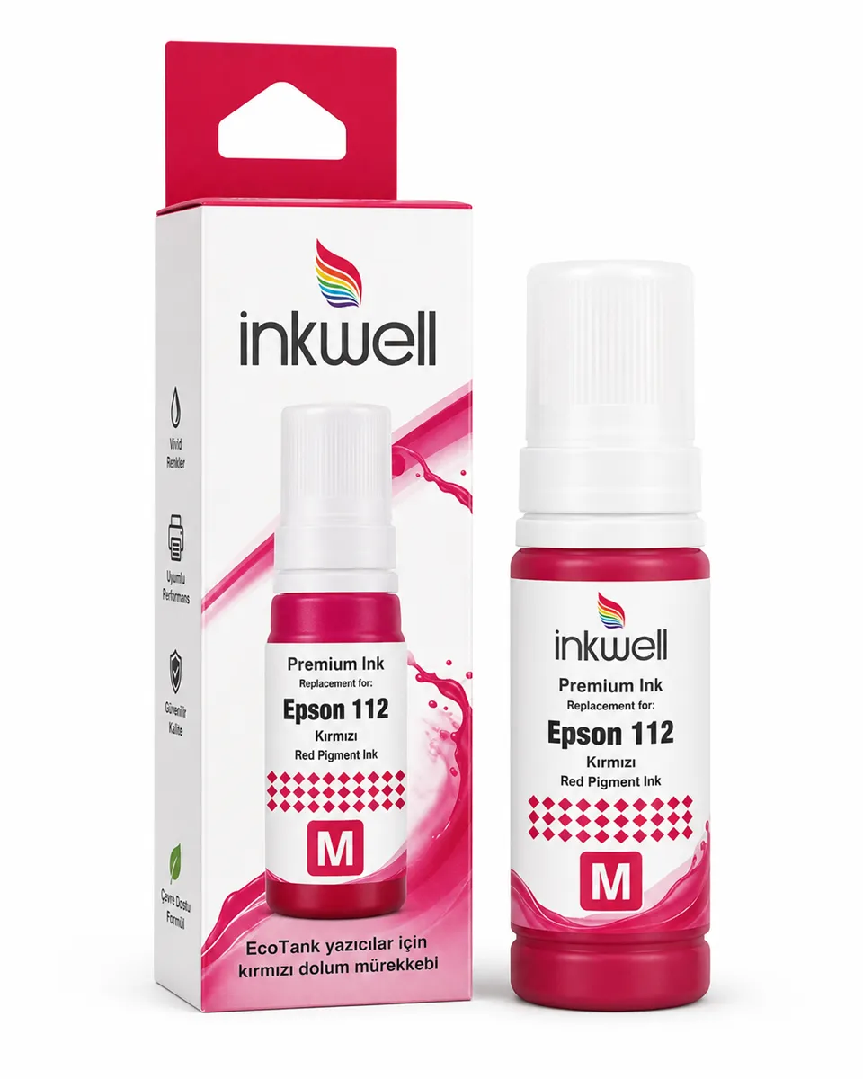 MUADİL MÜREKKEP (İNKWELL EPSON 112  M)(Pigment) 1